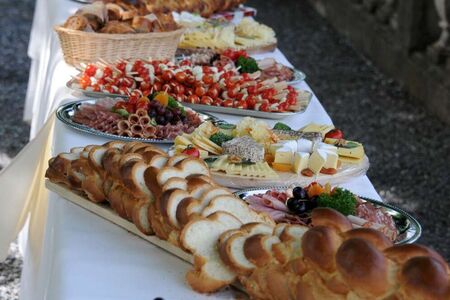 Aperitif Häppchen im Schloss Spiez